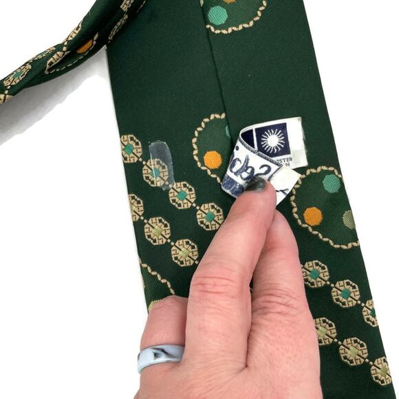 Sebina Vintage Green Tie - Picture 3 of 3